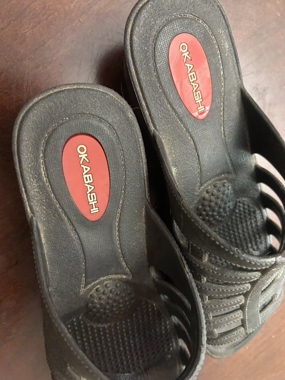 Okabashi Rubber Brown Sandals for Woman - Size small - Picture 2 of 9